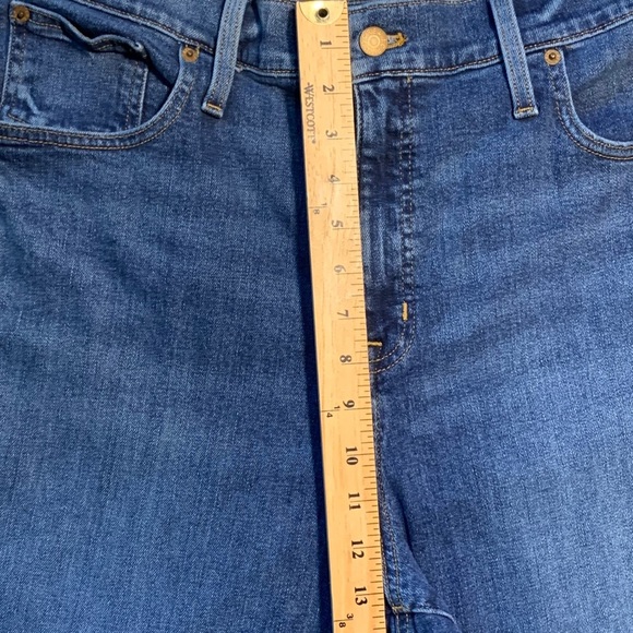 WOMEN’S J. Crew High Rise Classic Vintage Blue Jeans Size 34 in EUC - Picture 11 of 15